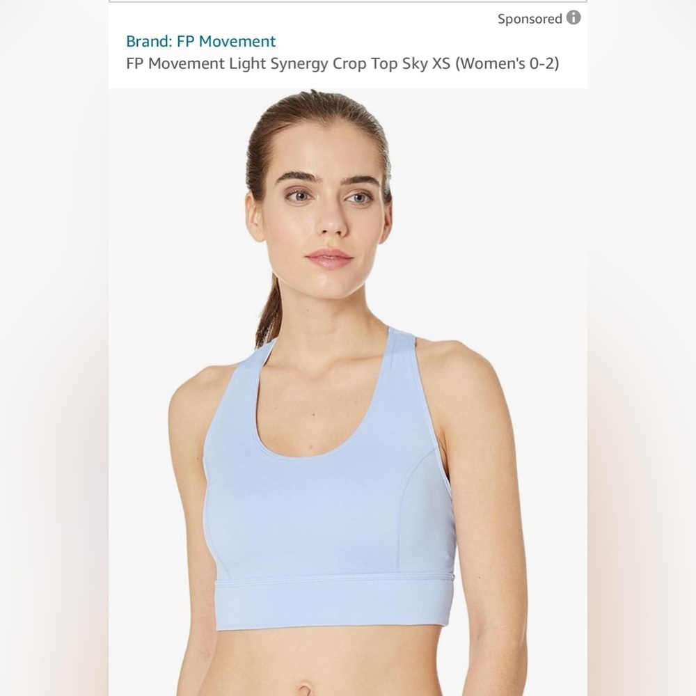Free People Movement Light Synergy Crop Top Size XS